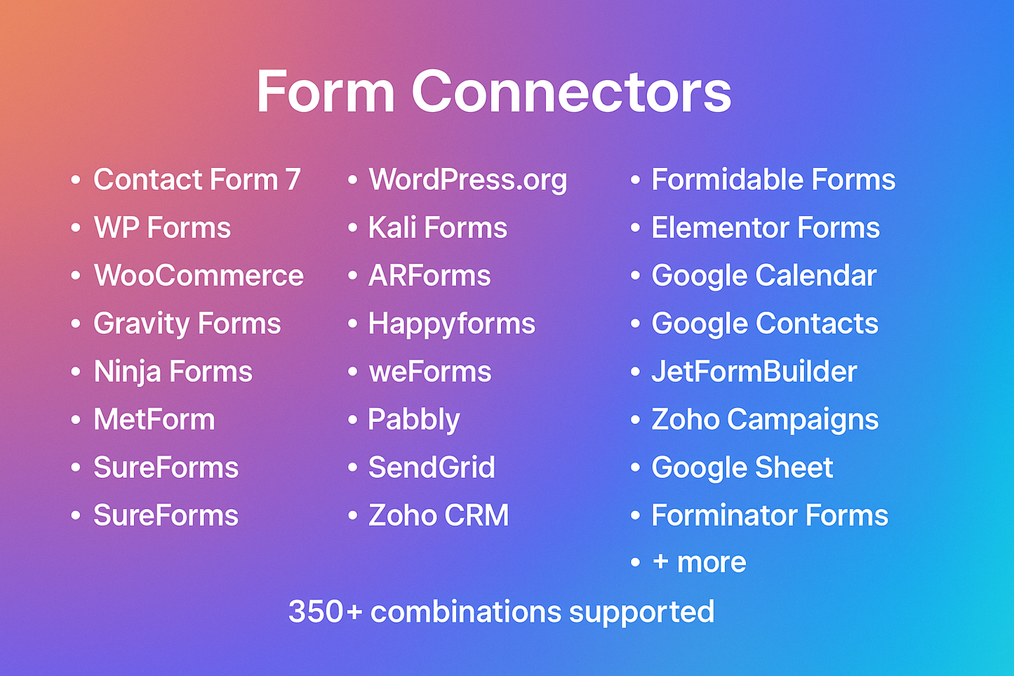 Integrazo – Form Connectors