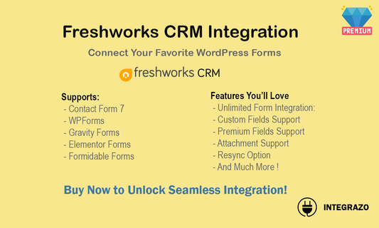 Freshworks CRM Integration with Any Form